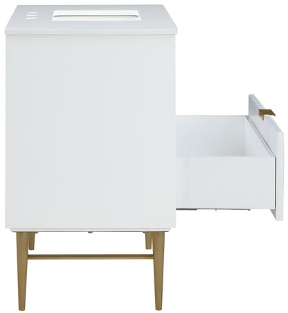 Modernist - Bathroom Vanity With Gold Legs
