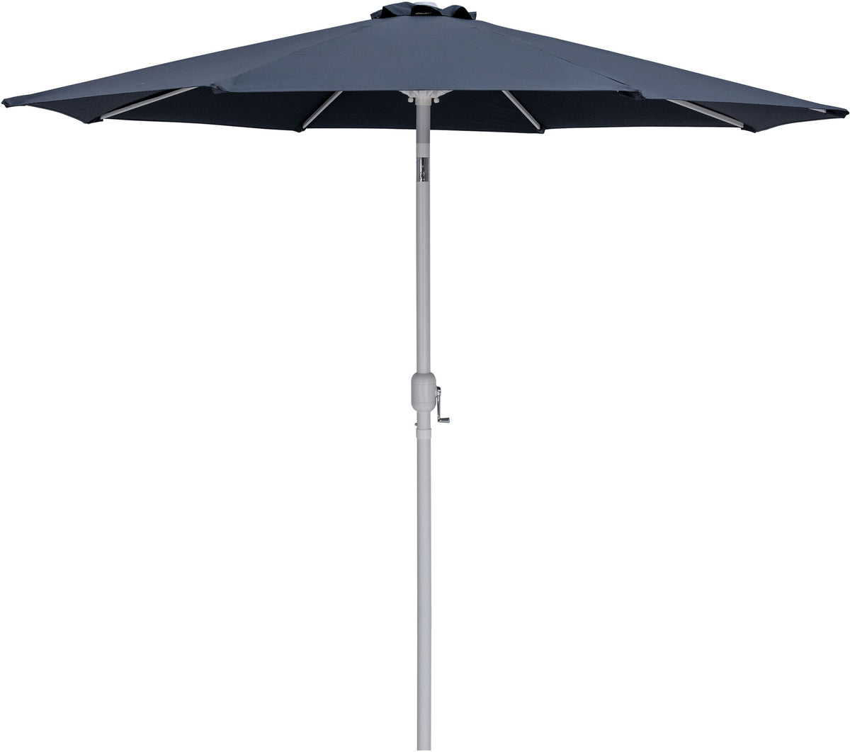 Fiji - Aluminum Patio Umbrella With Round Black And White Base