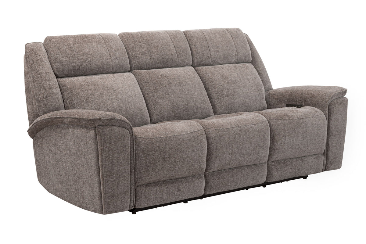 Colton - Power Zero Gravity Sofa With Drop Down Table And Immersive Audio P3 - Branson Tweed