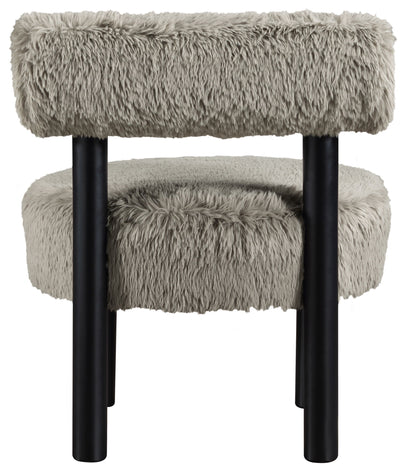 Ambre - Vegan Shearling Fabric Upholstered Accent Chair