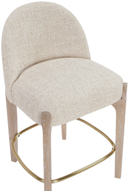 Torino - Counter Stool With Brushed Natural Base