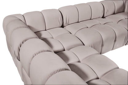 Orin - 6 Piece Modular Sectional (3 Modular Chairs, 2 Corner Chairs & Ottoman)