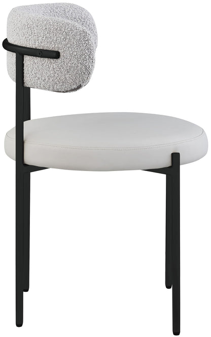 Beacon - Faux Leather Dining Chair With Black Legs (Set of 2)