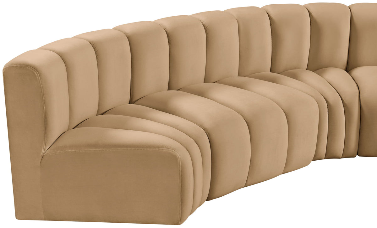 Arc - Velvet 7 Piece Modular Sofa