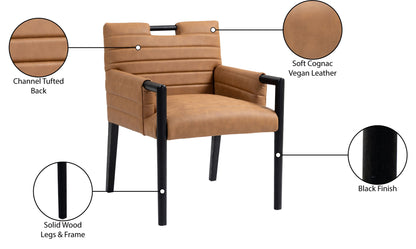 Aimee - Dining Arm Chair - Black Legs