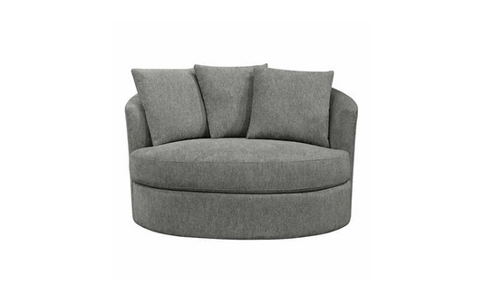 THOMASVILLE FABRIC SWIVEL CHAIR