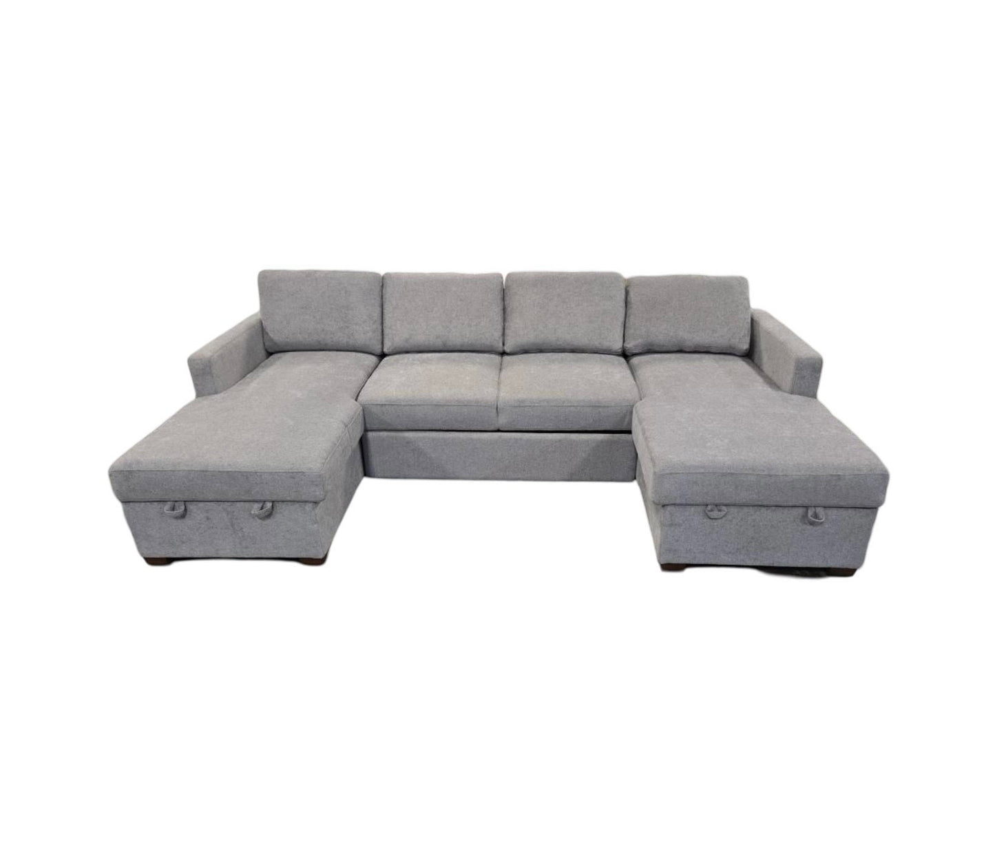 THOMASVILLE CORVALIS CONVERTIBLE SECTIONAL WITH DOUBLE STORAGE CHAISE